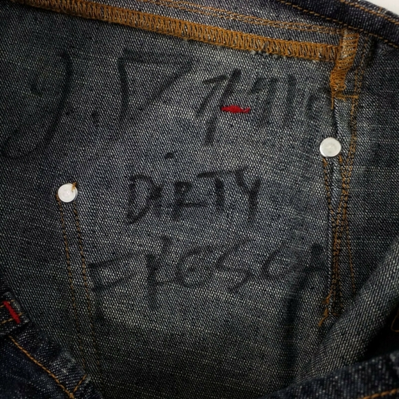 Vintage Joe's Jeans Dark Wash Straight Leg Denim Jeans Womens 26 Sample Jean - Picture 13 of 13